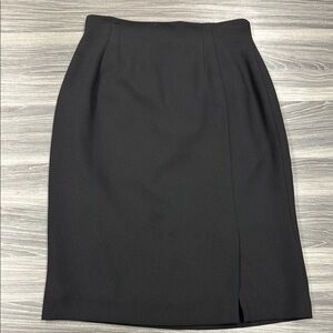 Evan Picone Black Knee-Length Pencil Skirt, Size 10